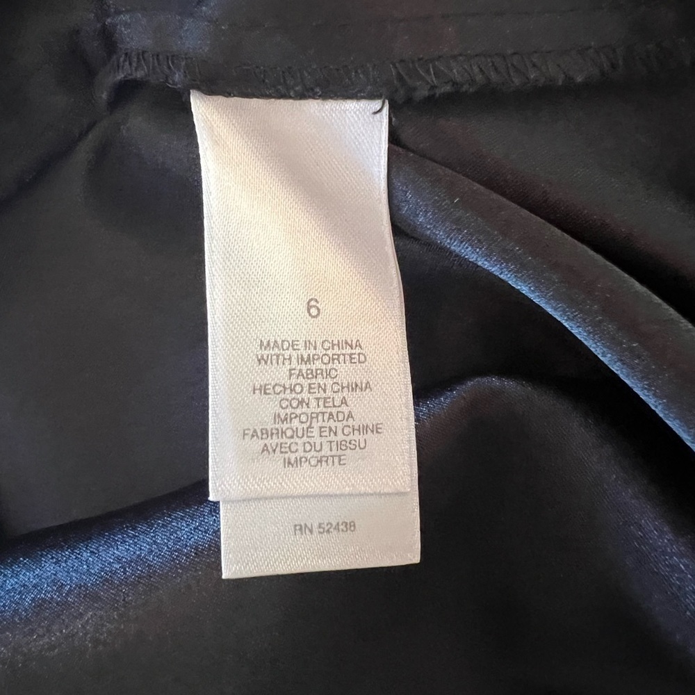 Bice Ruffled Black Midi Fit and Flare‎ Dress Size 6 - Picture 5 of 9